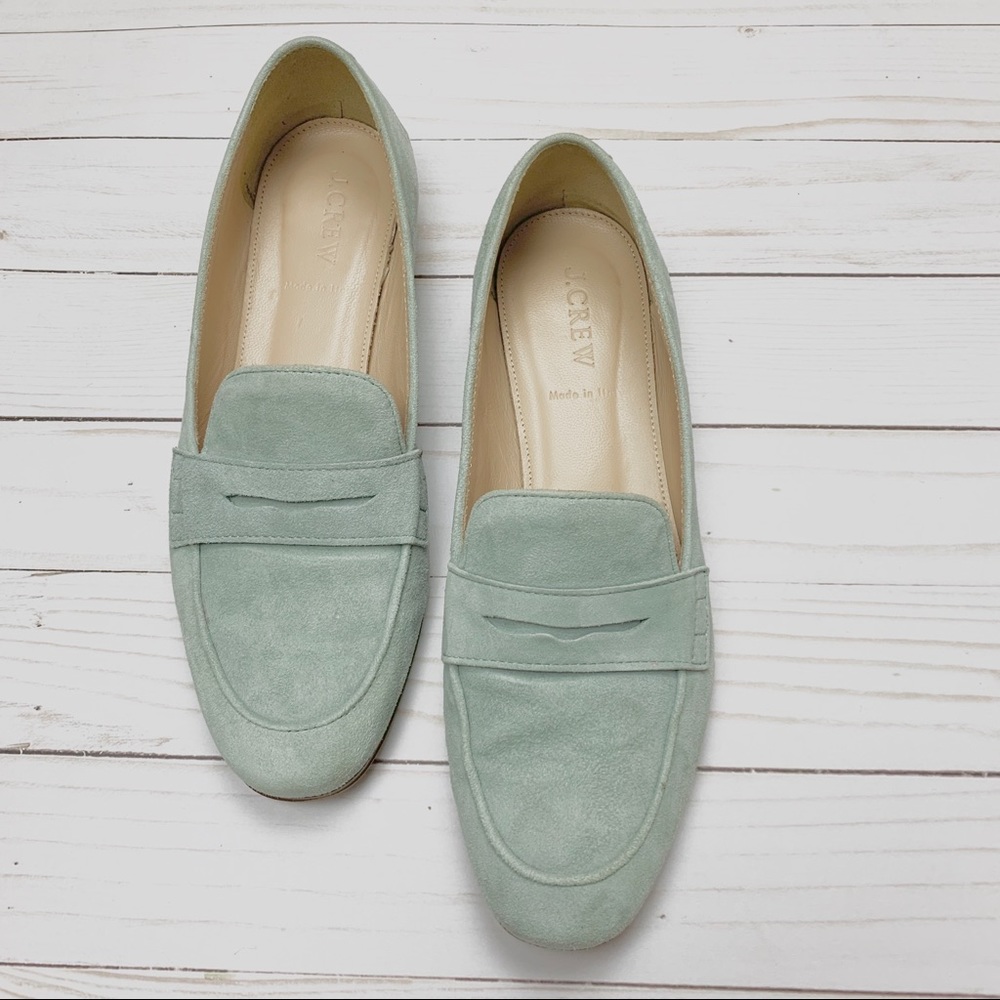 J.CREW || Suede Charlie Penny Loafers